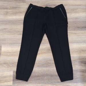 Brochu Walker Black Crepe Joggers Sz M